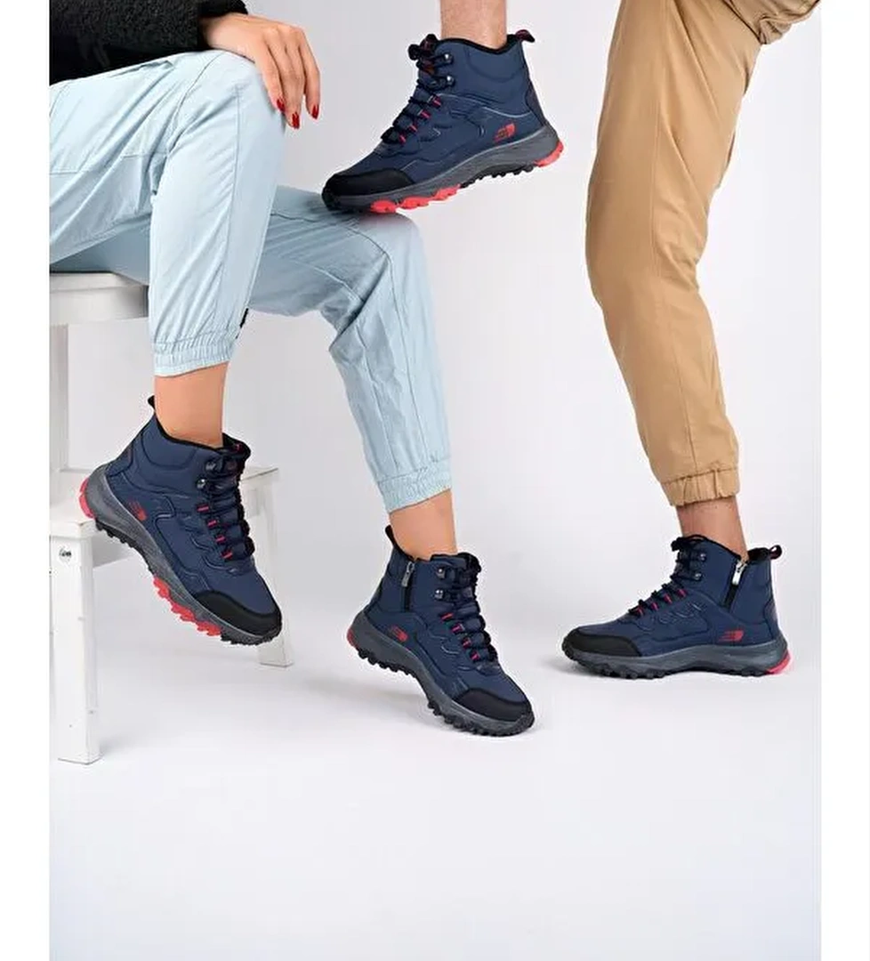 Alaska Unisex Trekking Outdoor Bağcıklı Yandan Fermuarlı Kışlık Bot