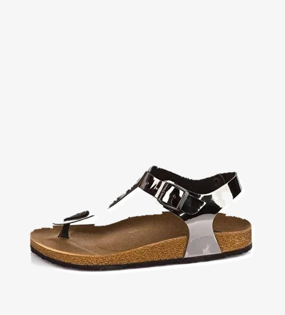 B777805034 Antrasit Kadın Sandalet