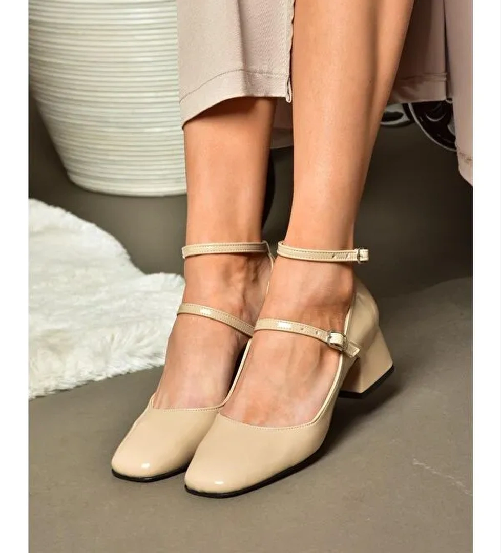 R6540372 Ten Kadın Topuklu Ayakkabı