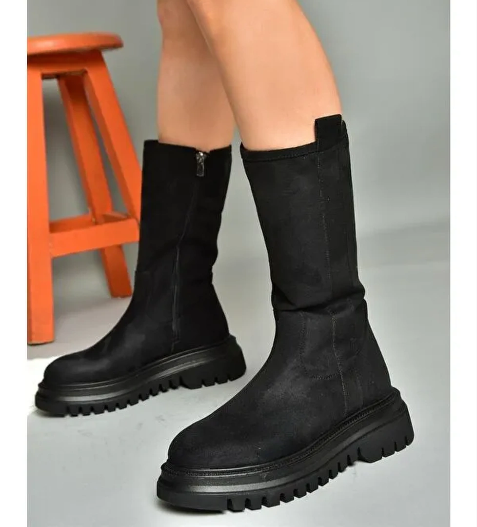 R3121049 Siyah Kadın Çizme - Görsel 1