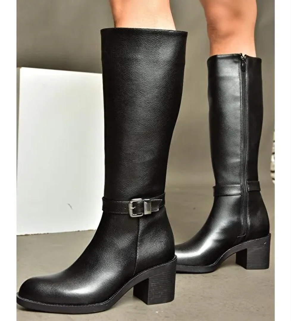 R4048048 Siyah Kadın Çizme - Görsel 1