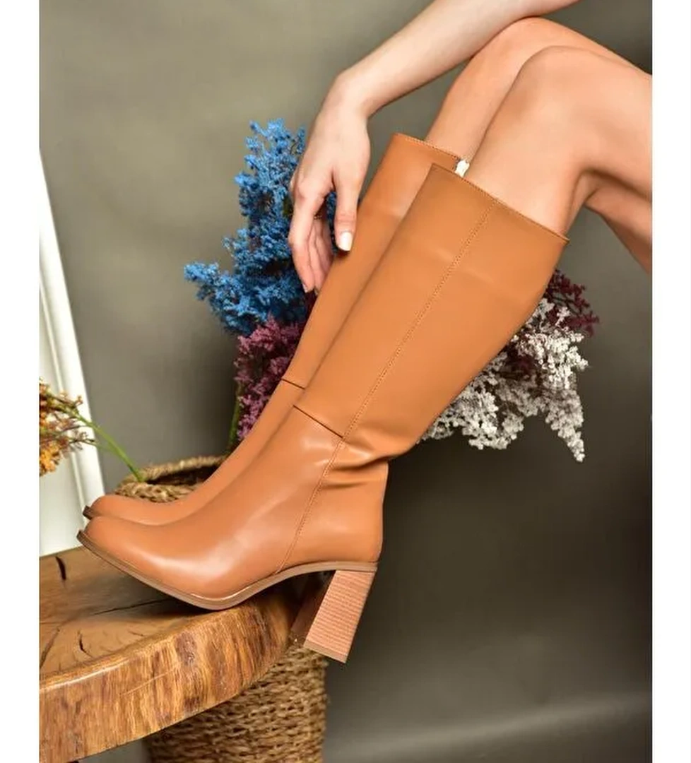 R5181014 Taba Kadın Çizme - Görsel 1