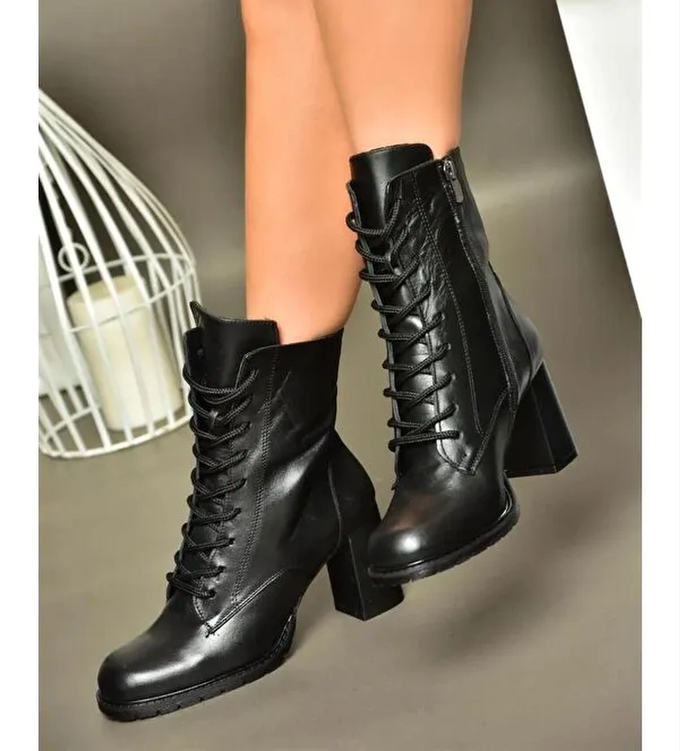 R6540267 Siyah Kadın Bot - Görsel 1