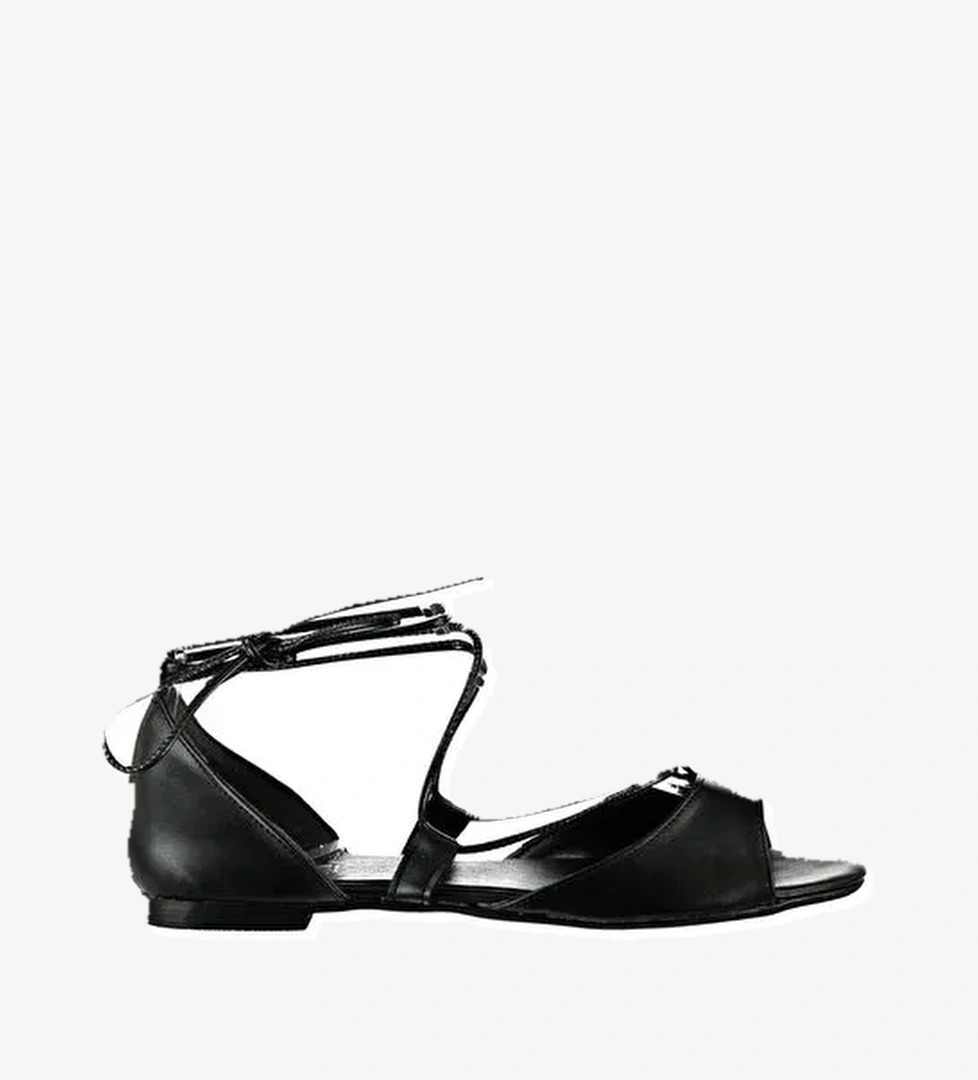 B726547309 Siyah Kadın Sandalet - Görsel 1