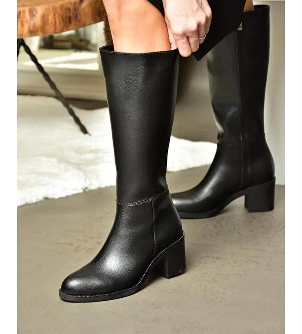 Fox Shoes R4048005 Siyah Kadın Çizme model görseli