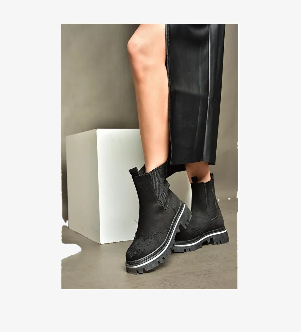 R5249023 Siyah Kadın Bot - Görsel 1