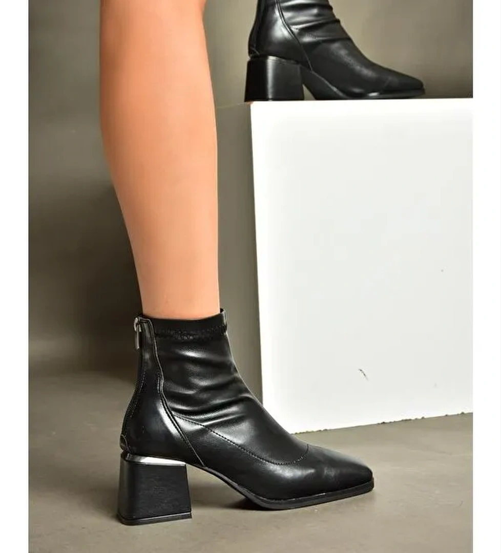 R5240608 Siyah Kadın Bot - Görsel 1