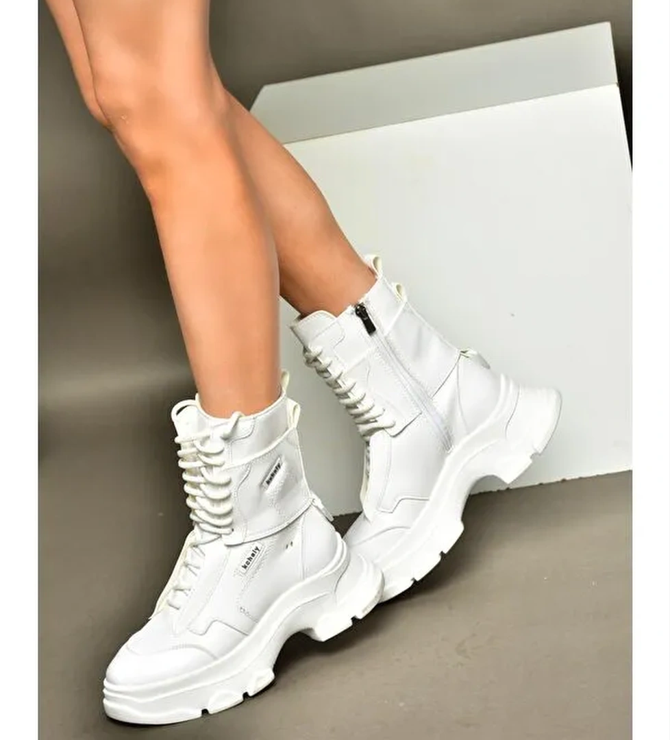 Fox Shoes R9731023 Beyaz Kadın Bot model görseli