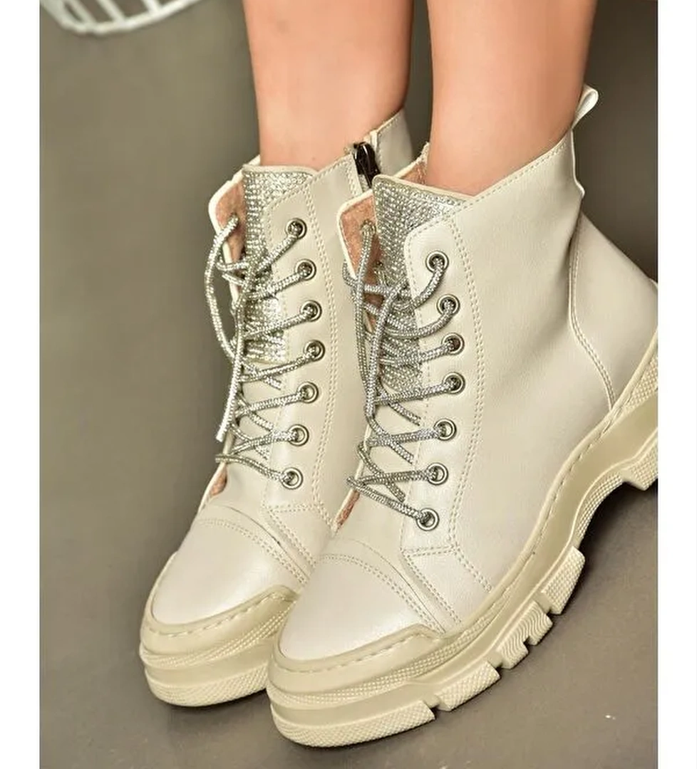 Fox Shoes R6028899 Bej Kadın Bot model görseli