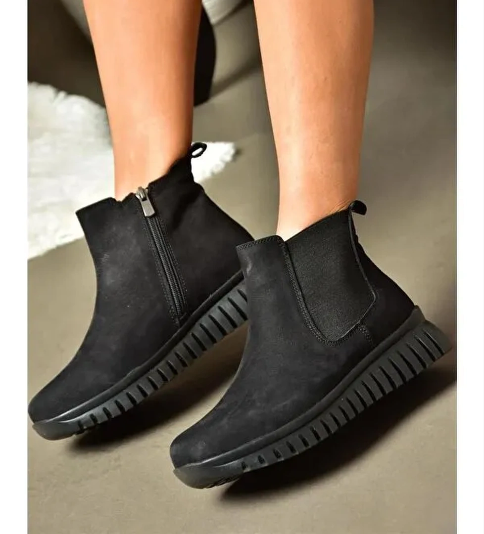 Fox Shoes R5554002 Siyah Kadın Bot model görseli