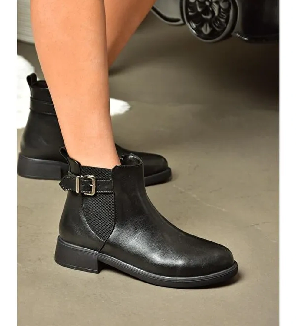 R3740502 Siyah Kadın Bot - Görsel 1