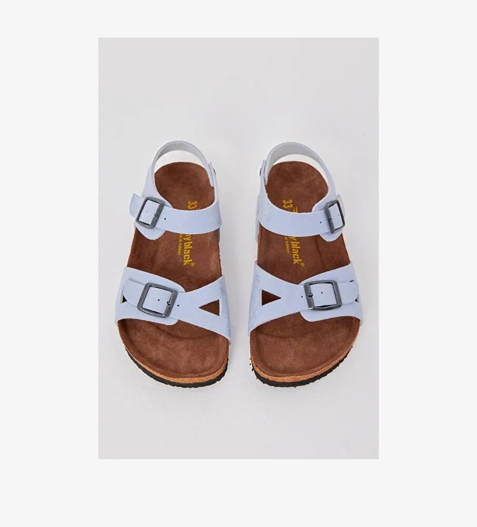 Tonny Black Kirmizi Tonny Black Rahat Kalip Çocuk Unisex Poli Taban Çift Tokalı Nubuk