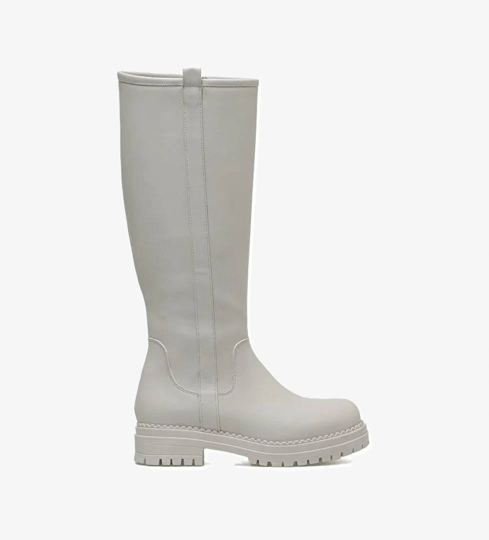 SNACK 3PR Bej Kadın Çizme - Görsel 1