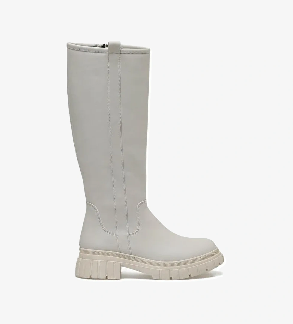 ELLICA 3PR Bej Kadın Çizme - Görsel 1