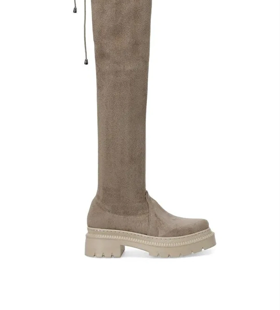 LAYAR 2PR Vizon Kadın Diz Üstü Çizme - Görsel 1