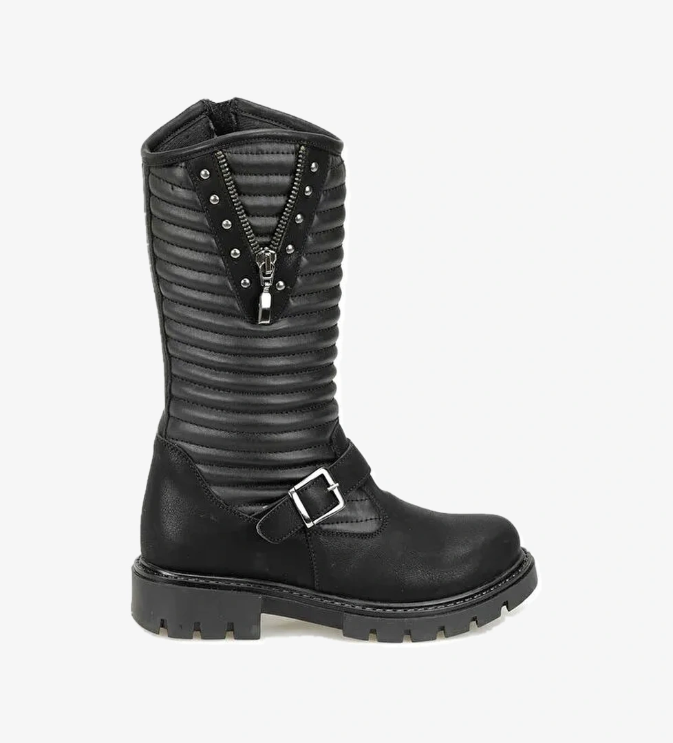 MOLITA Siyah Kız Çocuk Çizme - Görsel 1