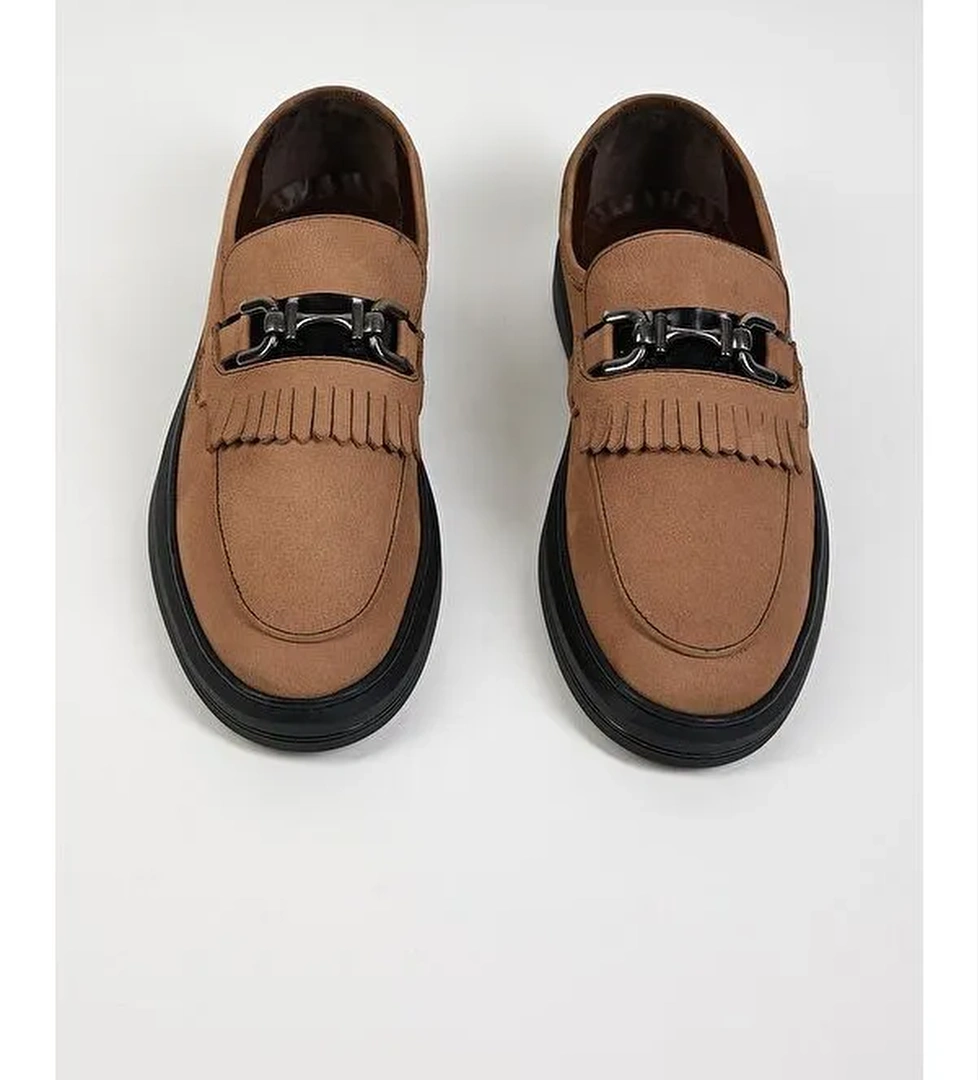 Erkek Kum Rahat Kalıp Deri Erkek Loafer - Görsel 1