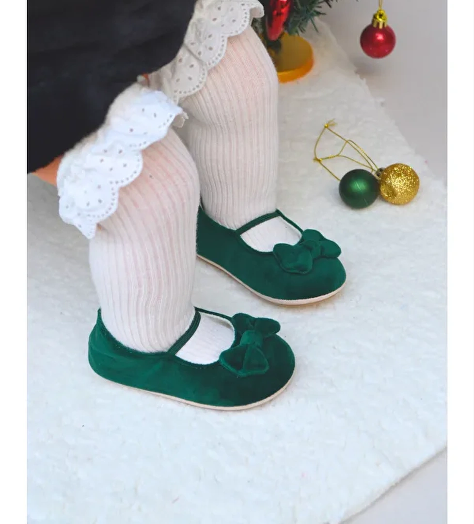 First Step First Step Yesil Kadife