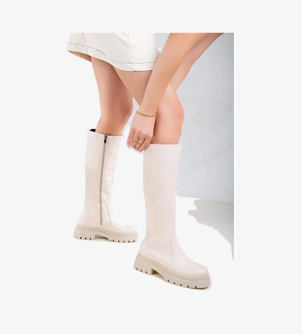 D9500 Ürün Soğuk Geçirmez Kadın Kışlık Çizme - Görsel 1