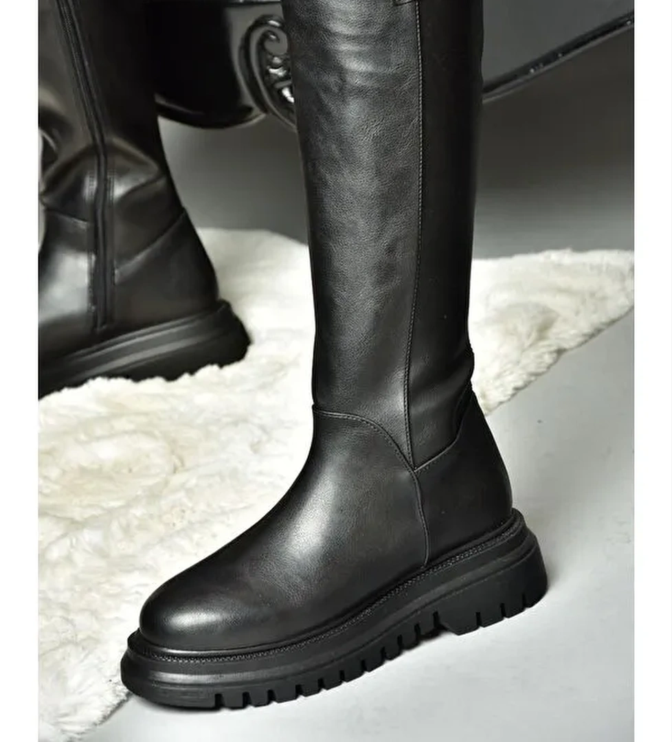 R3124013 Siyah Kadın Çizme