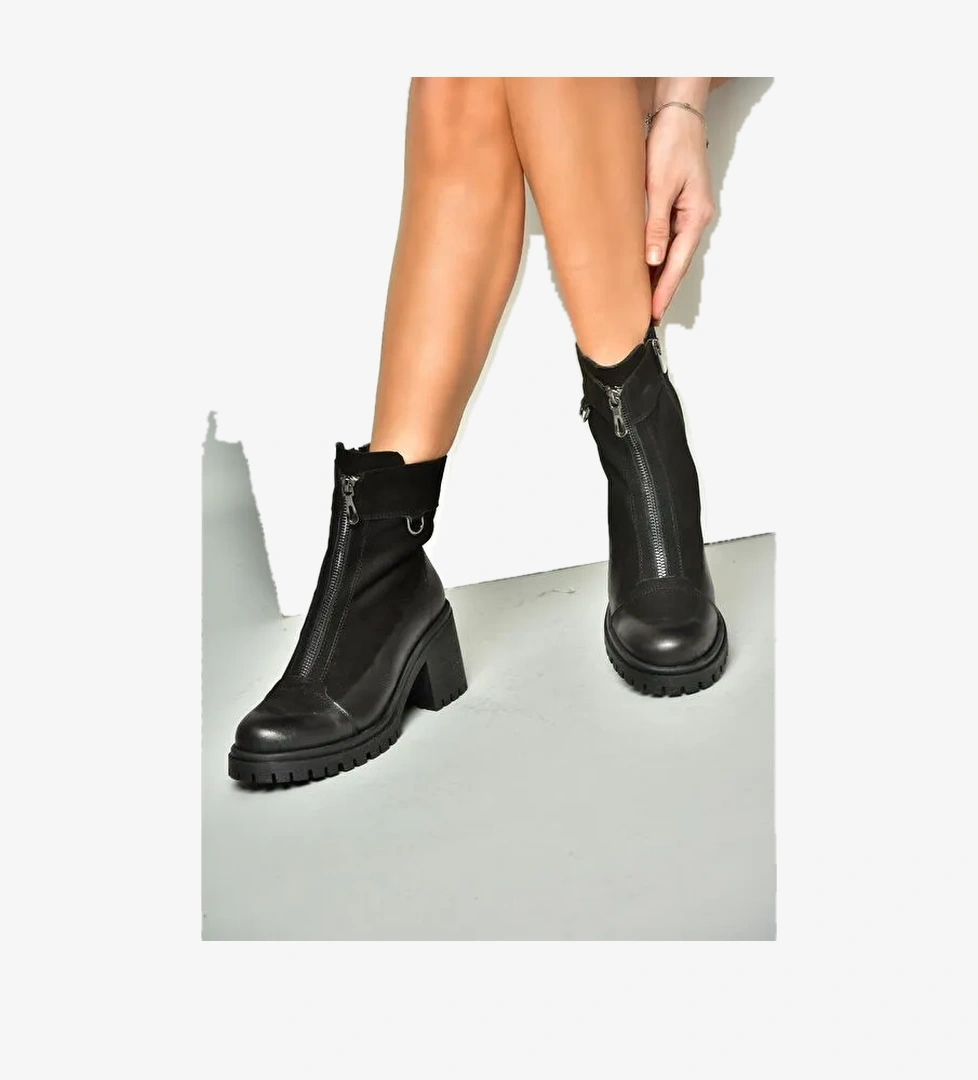 R6540959 Siyah Kadın Bot - Görsel 1