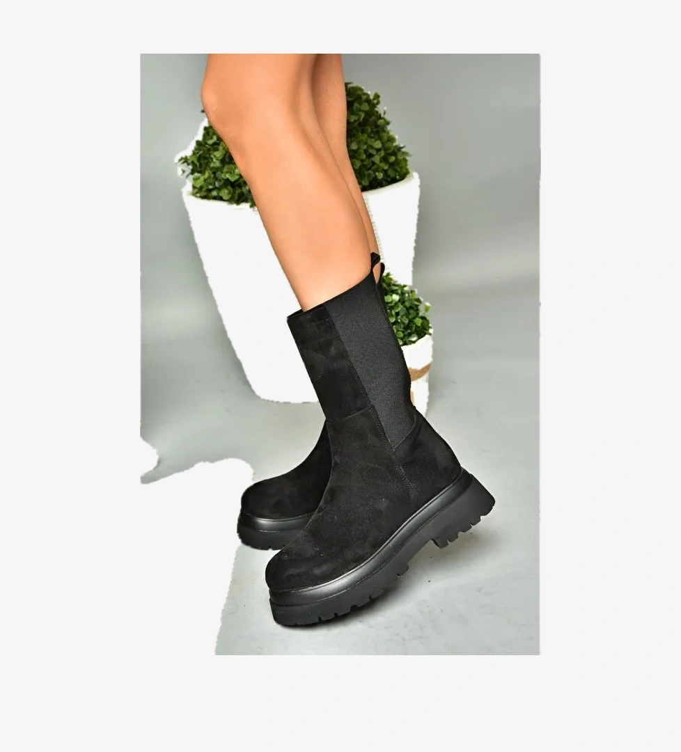Fox Shoes R2670431 Siyah Kadın Bot model görseli