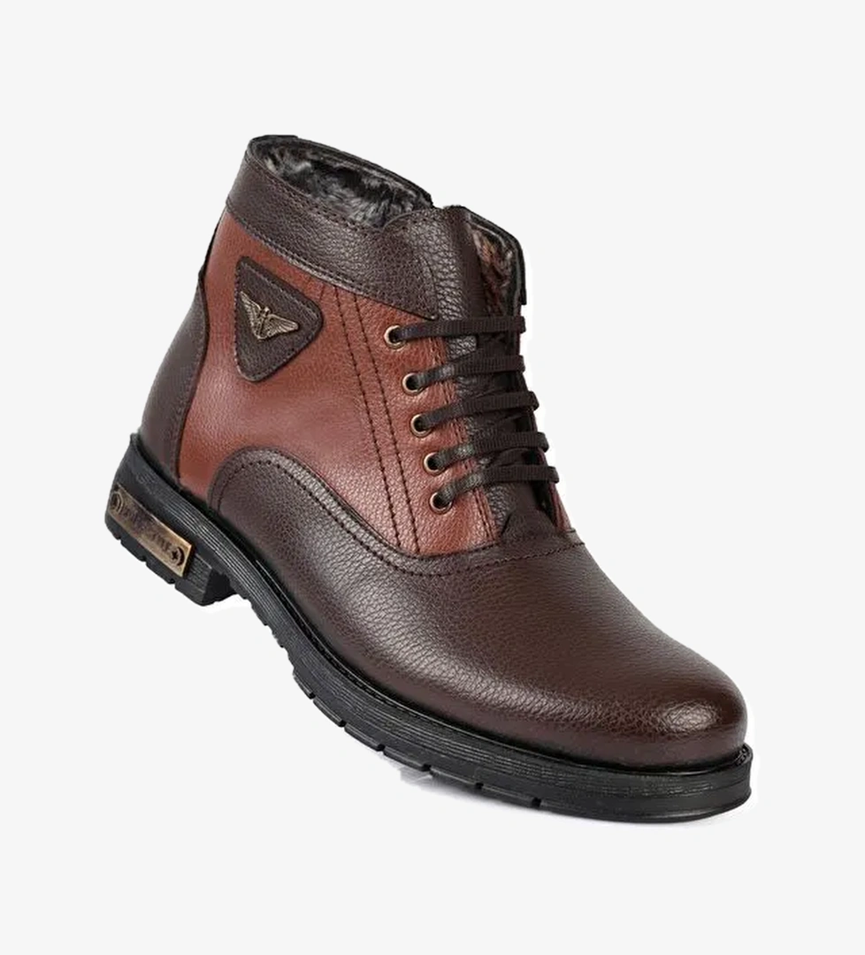 504 Soğuk Geçirmez Kürklü Erkek Bot - Görsel 1