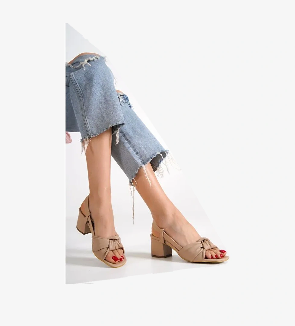 D719 Kadın Topuklu Ayakkabı - Görsel 1