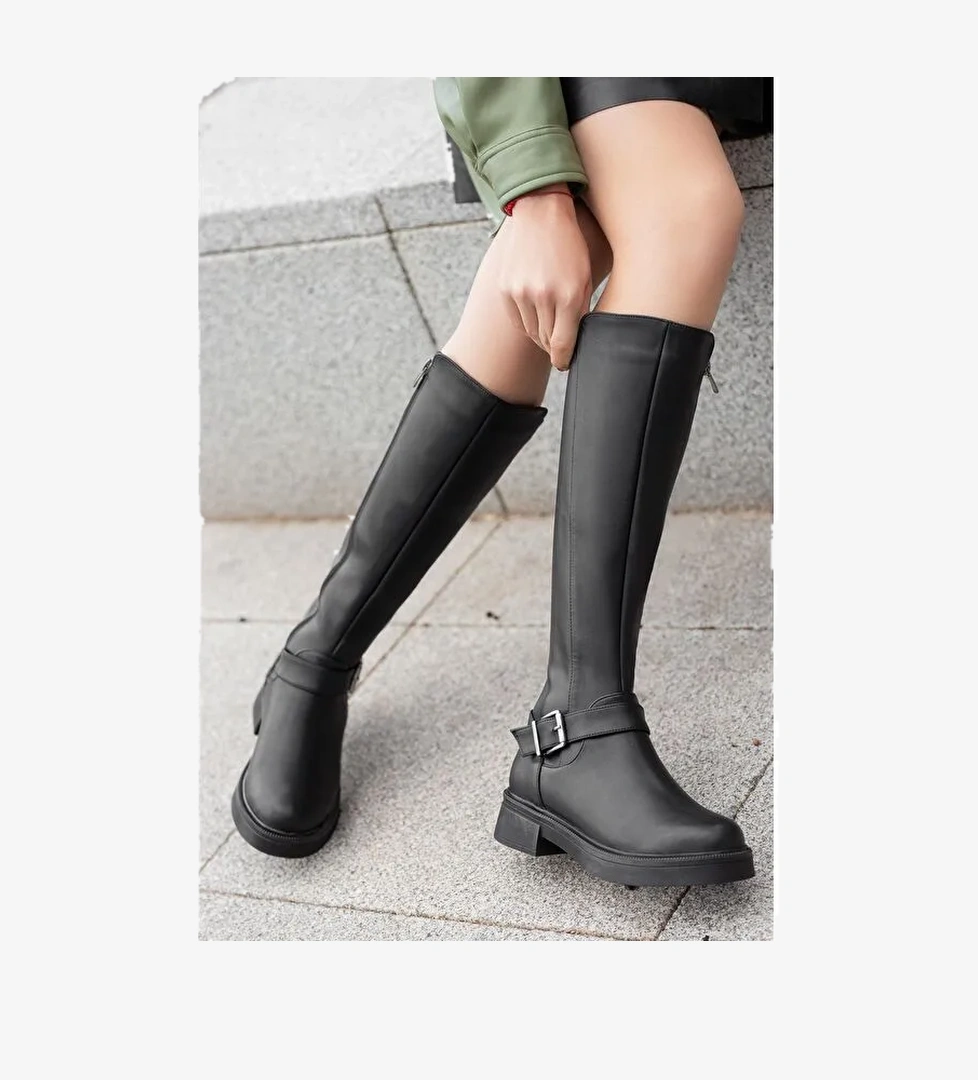 D771 Kadın Su Ve Soğuk Geçirmez Çizme - Görsel 1