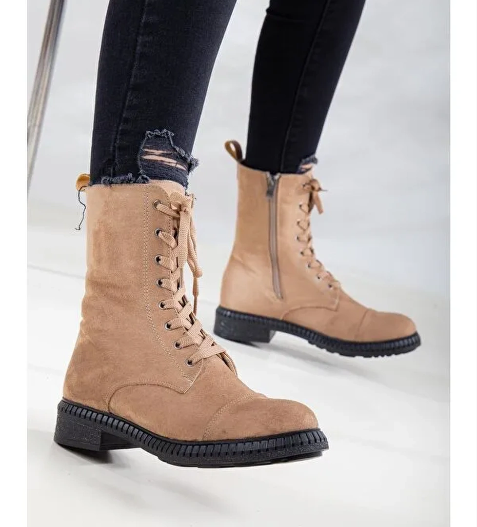 D406 Ürün Kadın Kışlık Ortopedik Bot Bootie