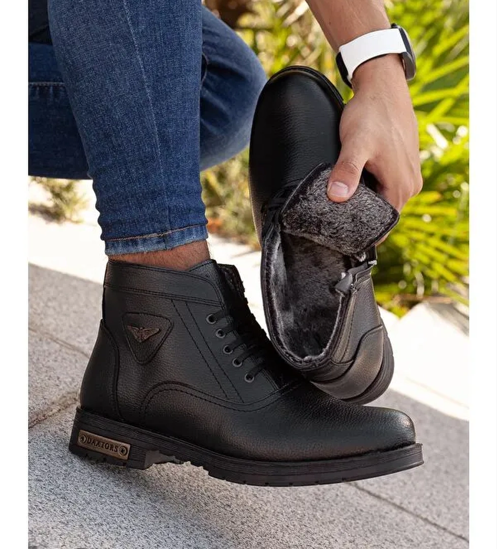 504 Soğuk Geçirmez Kürklü Unisex Bot - Görsel 1