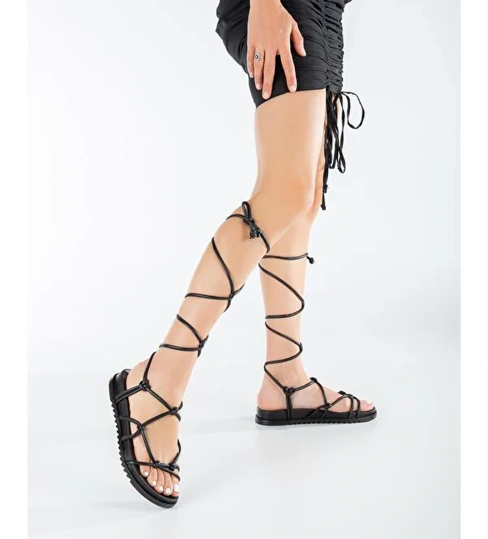 D1001 Günlük Ortopedik Kadın Sandalet - Görsel 1