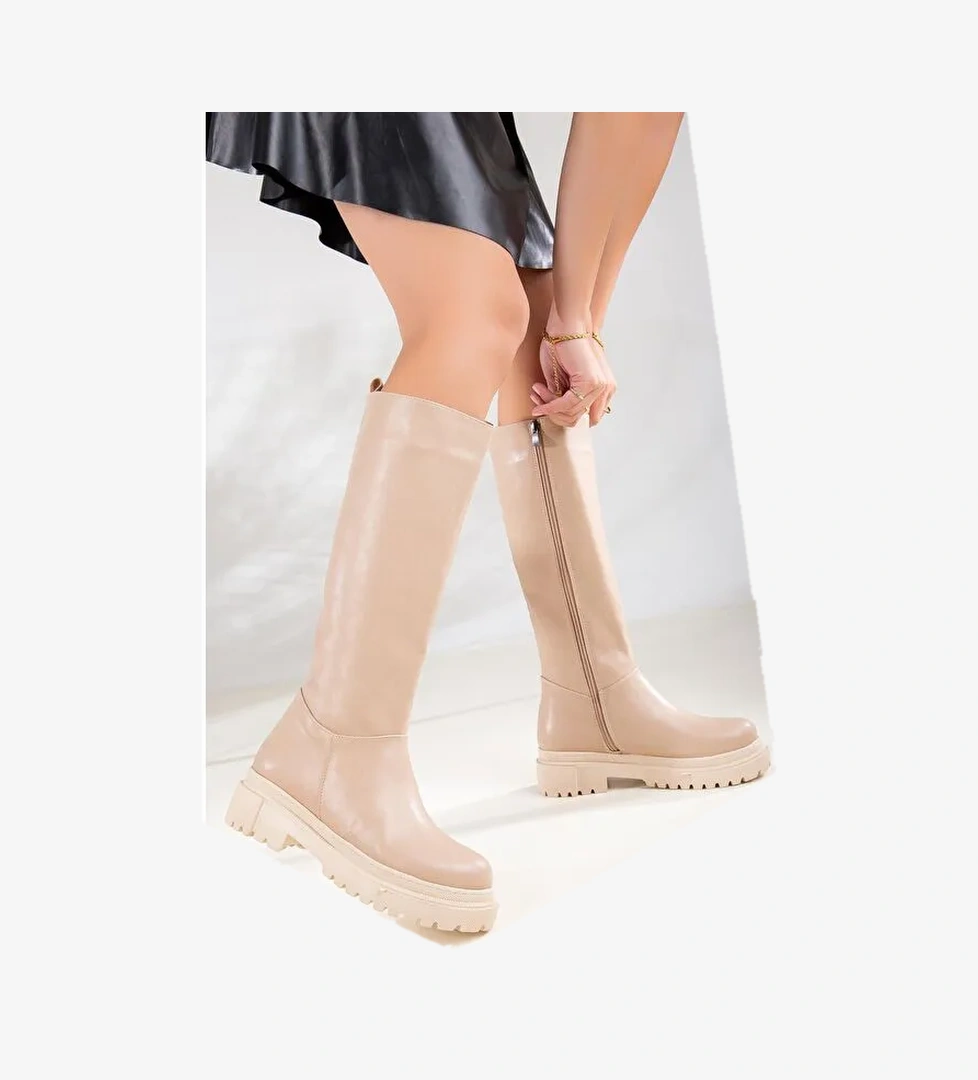 D812 Kadın Çekme Günlük Çizme Bot Ürün