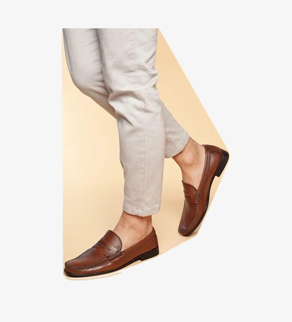 D10180 Günlük Hakiki Deri Erkek Ayakkabı