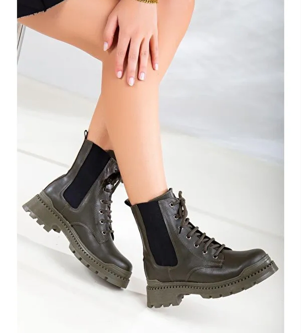 D298 Günlük Ortopedik Kadın Bot Bootie