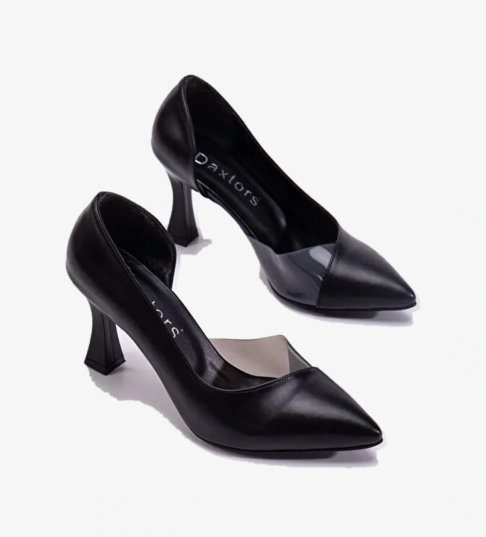 D252 Kadın Günlük Ortopedik Klasik Topuklu Ayakkabı - Görsel 1