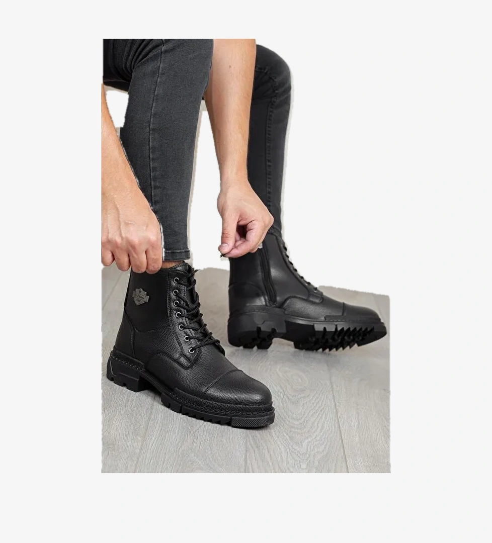 D114 Ürün Erkek Kışlık Soğuk Geçirmez Ortopedik Bot