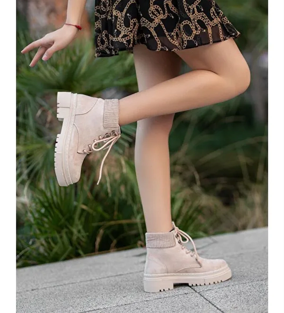 D238 Su Ve Soğuk Geçirmez Kadın Bot