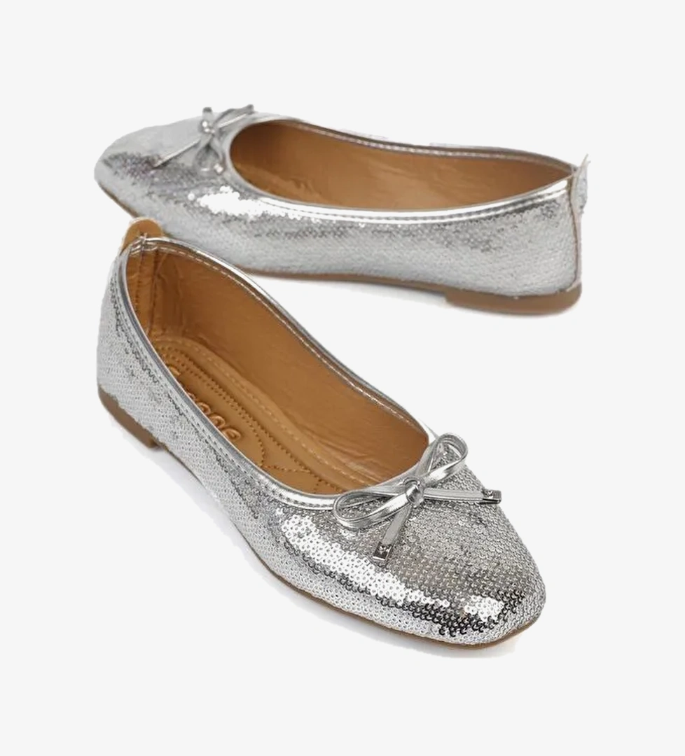 Capone Outfitters Sarı Capone Outfitters Hana Trend Kadın Babet