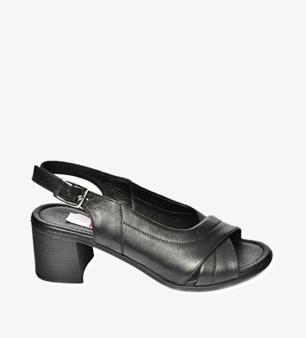 P5554522 Siyah Kadın Topuklu Sandalet