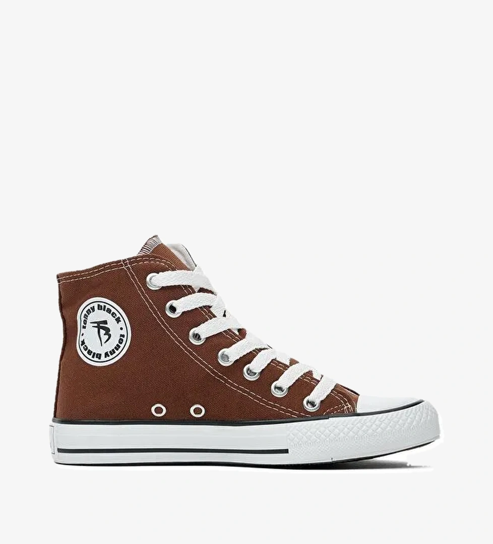 Unisex Kahve Rahat Kalıp Uzun Sneaker