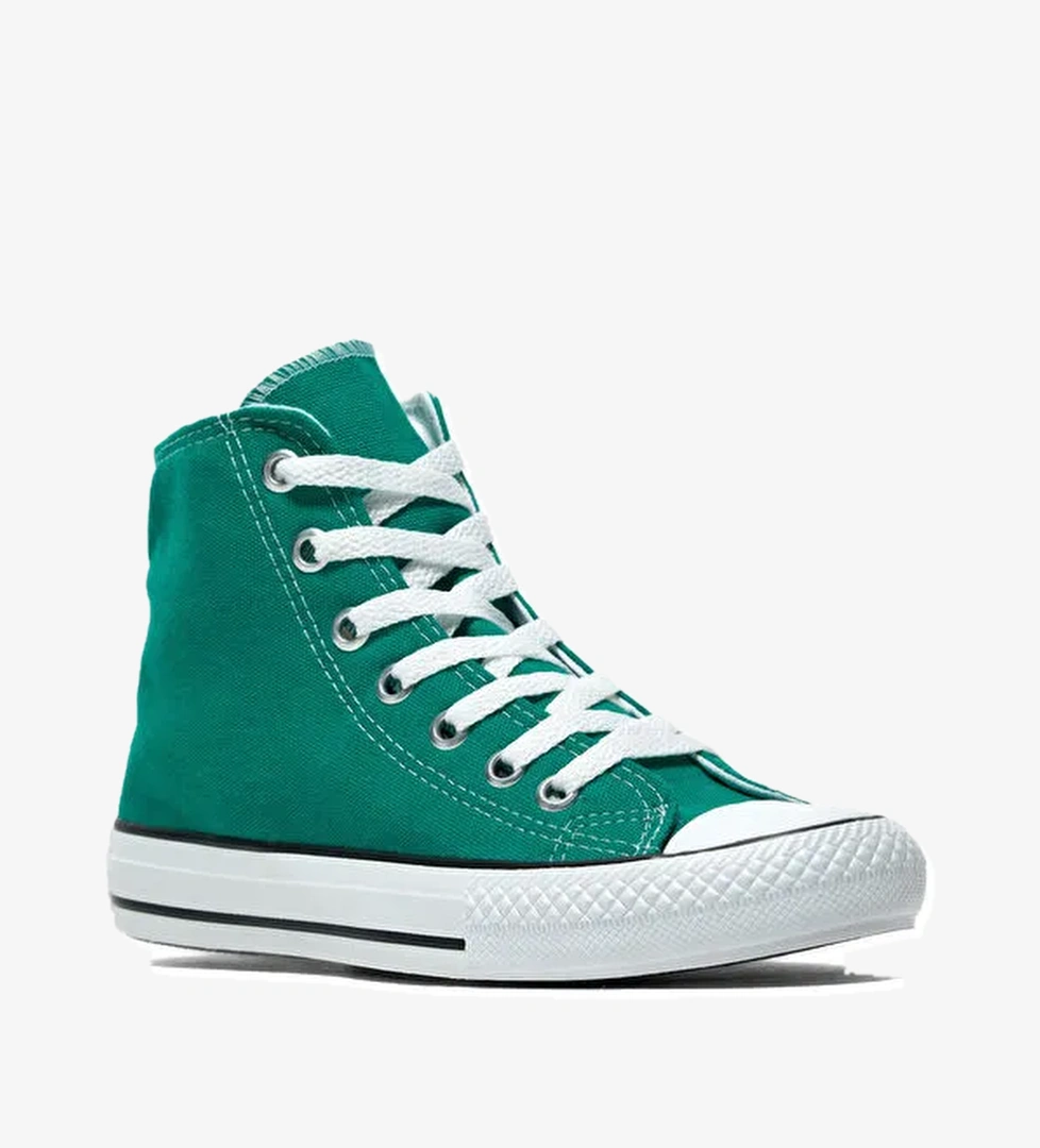 Unisex Yeşil Rahat Kalıp Bağcıklı Uzun Spor Ayakkabı