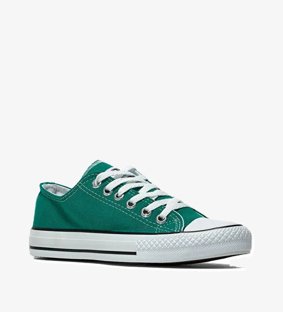 Unisex Yeşil Rahat Kalıp Sneaker Ayakkabı