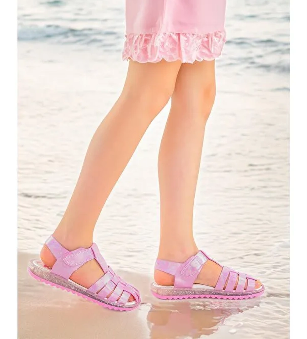 Kiko Kids Beyaz Kiko Kids Arz Kız Çocuk Sandalet