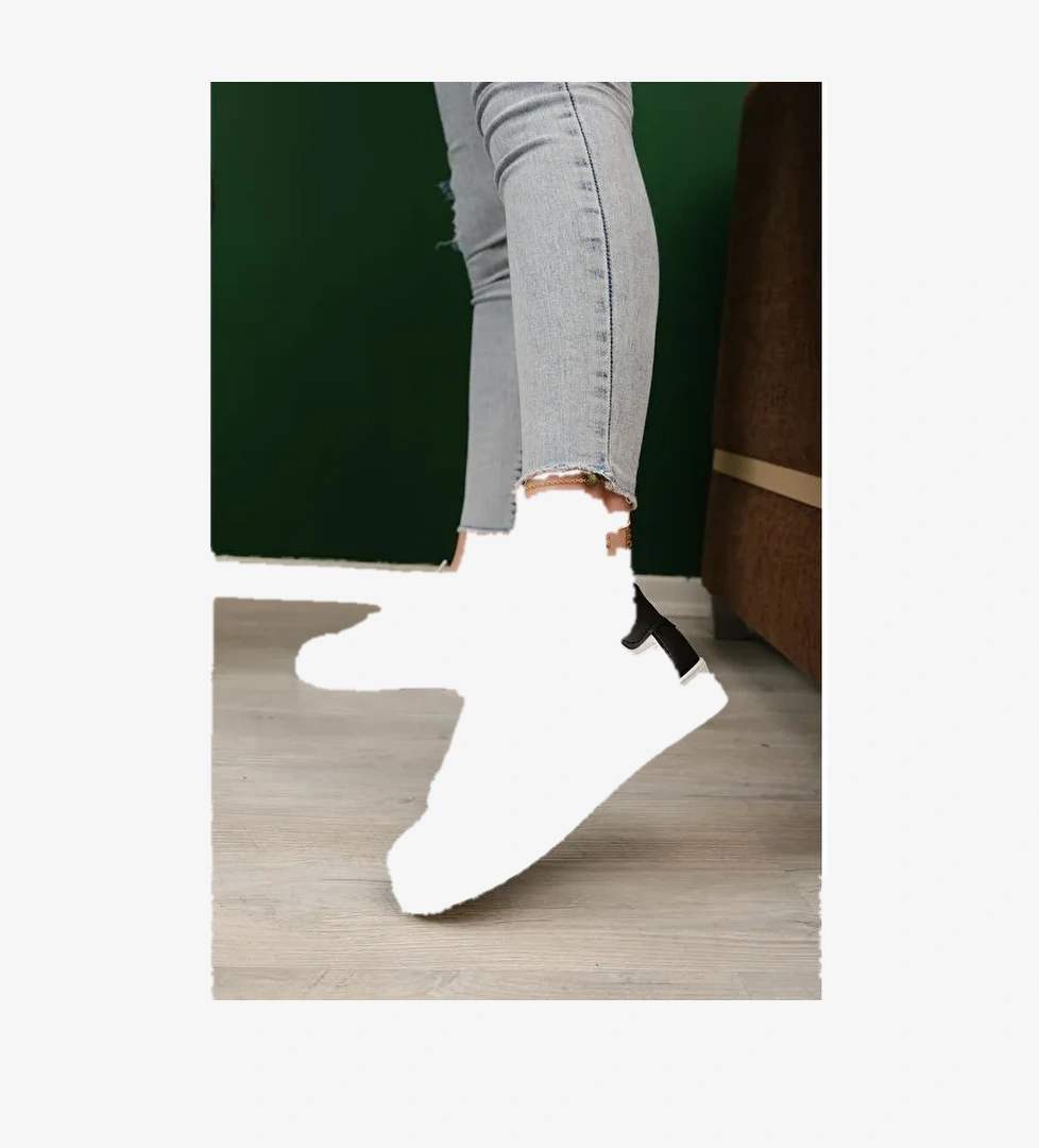 Erda Basic Bağcıklı Kadın Sneaker - Görsel 1