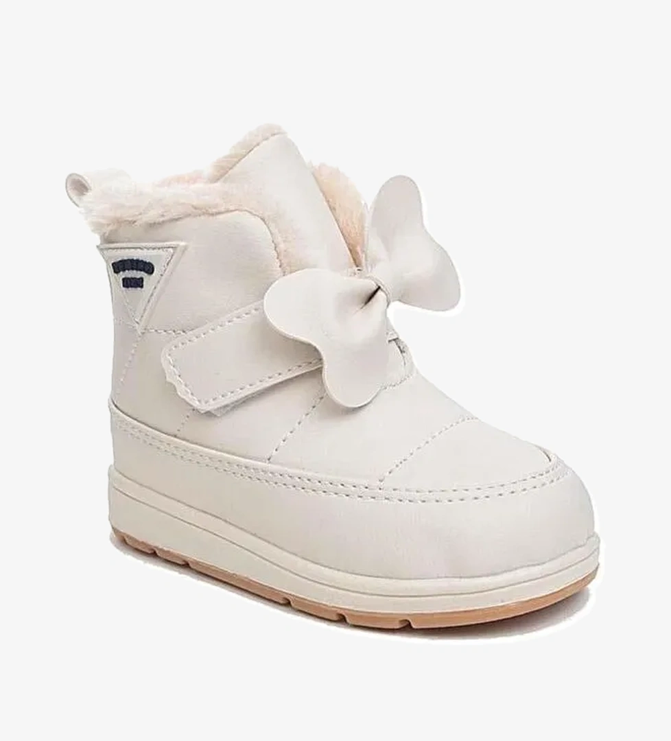 Rmd 341 Bant Kurdela Detaylı Kürklü Kız Çocuk Bebek Bot