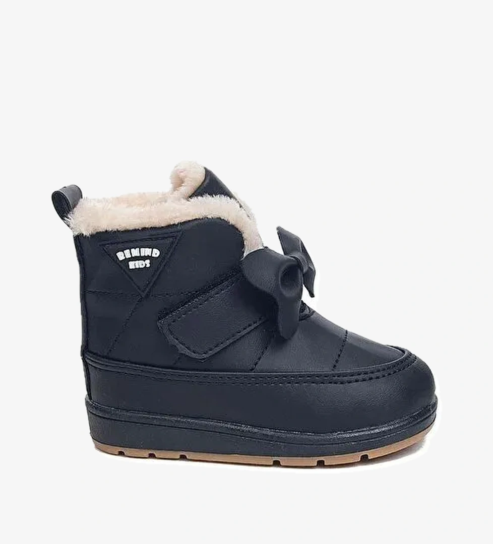 Rmd 341 Bant Kurdela Detaylı Kürklü Kız Çocuk Bebek Bot