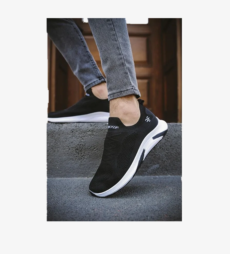Ossa Slip On Nefes Alan Kalın Taban Erkek Sneaker