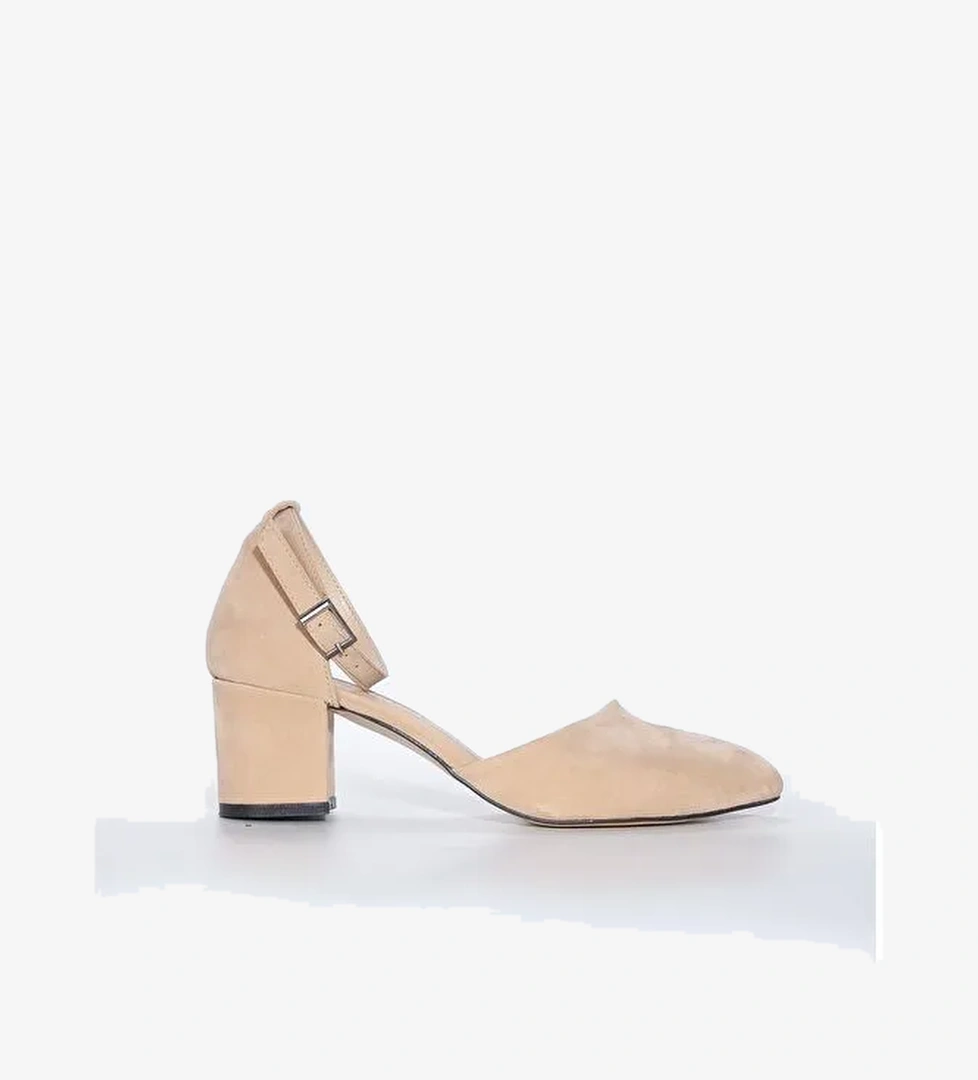 W0708 Kadın Klasik Günlük Tarz Şık ve Rahat Topuklu Ayakkabı