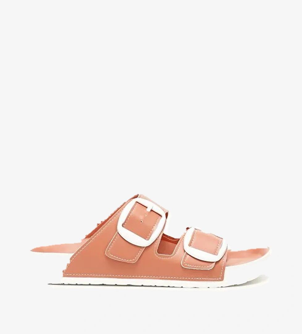 TURUNCU Tokalı Kadın Günlük Terlik 34046